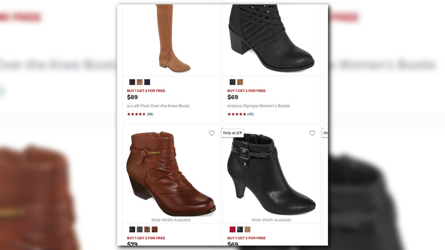 Jcpenney womens boots buy 1 get 2 clearance free